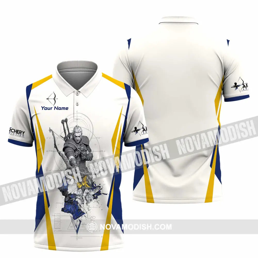 Unisex Shirt - Custom Archery 3D Shirt Polo Shirt / S T-shirt