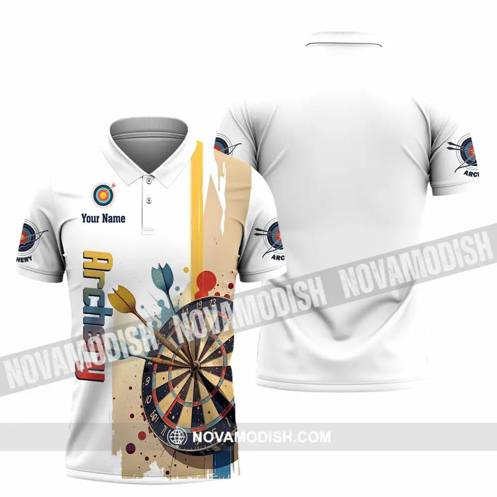 Unisex Shirt - Custom Archery 3D Shirt Polo Shirt / S T-shirt