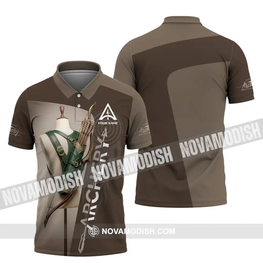 Unisex Shirt - Custom Archery 3D Shirt Polo Shirt / S T-shirt