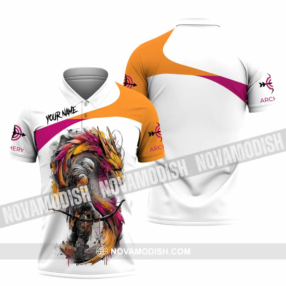 Unisex Shirt - Custom Archery 3D Shirt Polo Shirt / S T-shirt
