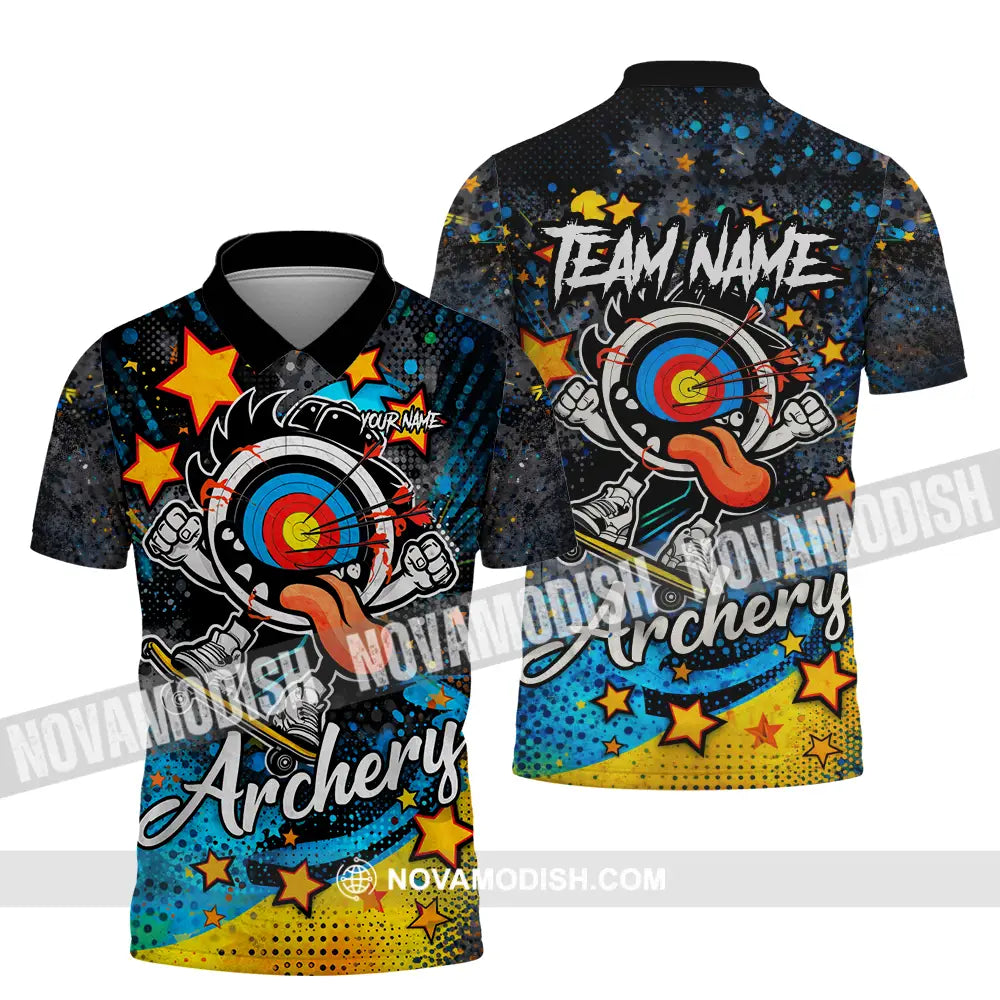 Unisex Shirt - Custom Archery 3D Shirt Polo Shirt / S T-shirt