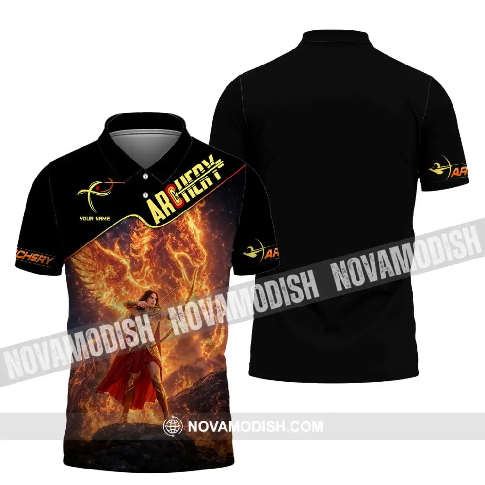 Unisex Shirt - Custom Archery 3D Shirt Polo Shirt / S T-shirt