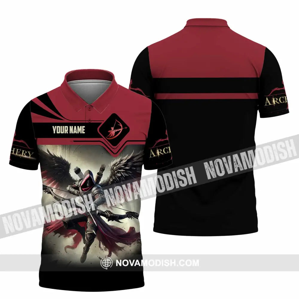 Unisex Shirt - Custom Archery 3D Shirt Polo Shirt / S T-shirt