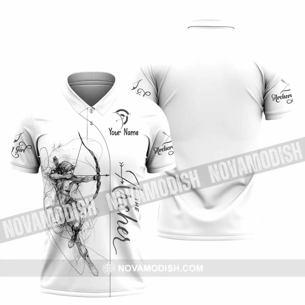 Unisex Shirt - Custom Archery 3D Shirt Polo Shirt / S T-shirt