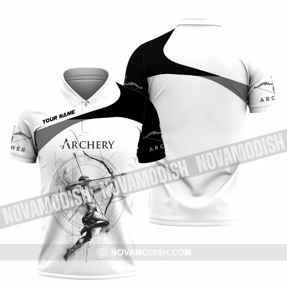 Unisex Shirt - Custom Archery 3D Shirt Polo Shirt / S T-shirt