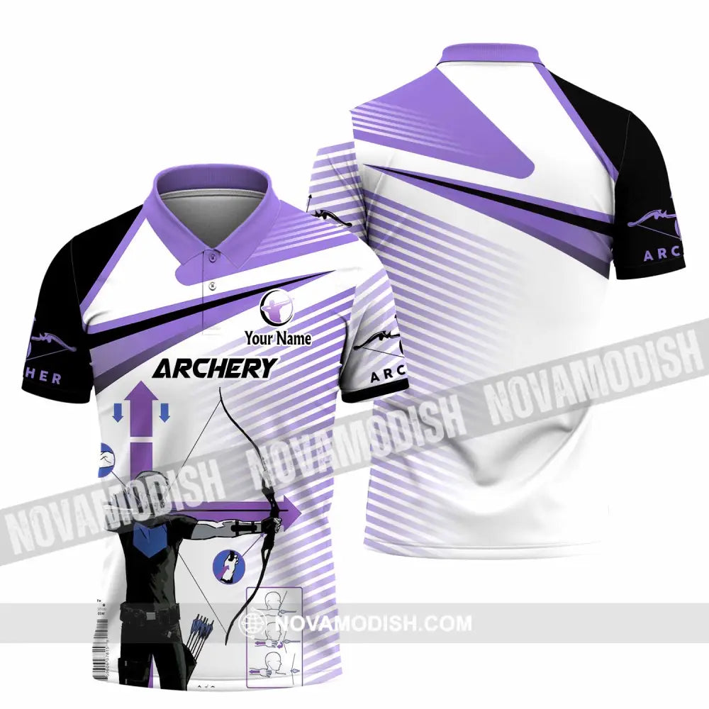 Unisex Shirt - Custom Archery 3D Shirt Polo Shirt / S T-shirt