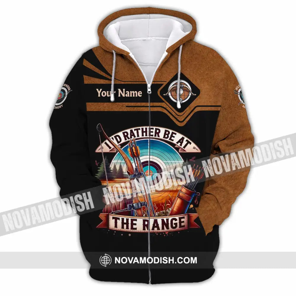 Unisex Shirt - Custom Archery 3D Shirt Zipper Hoodie / S T-shirt