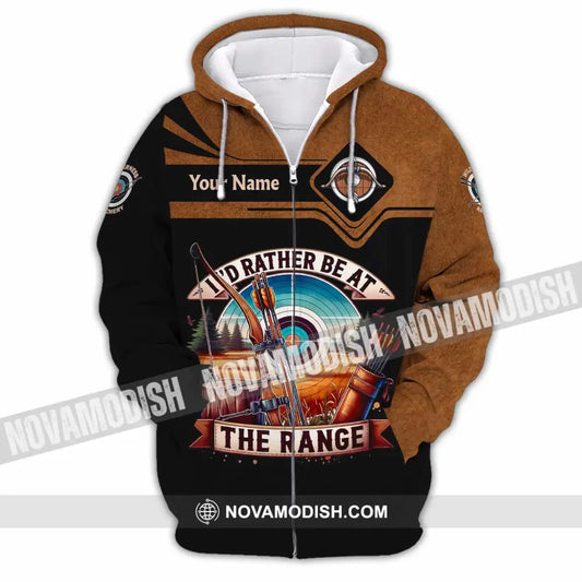 Unisex Shirt - Custom Archery 3D Shirt Zipper Hoodie / S T-shirt