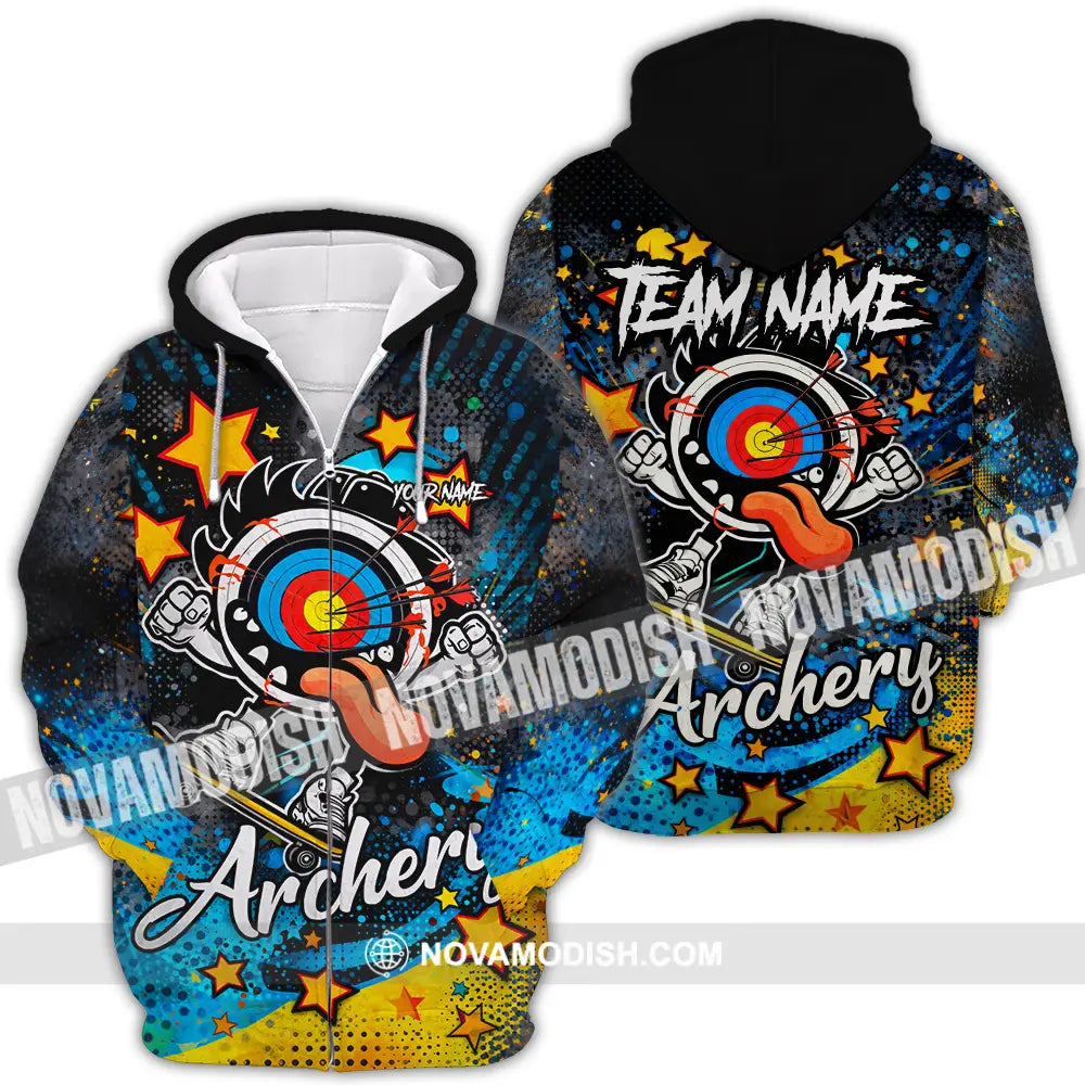 Unisex Shirt - Custom Archery 3D Shirt Zipper Hoodie / S T-shirt