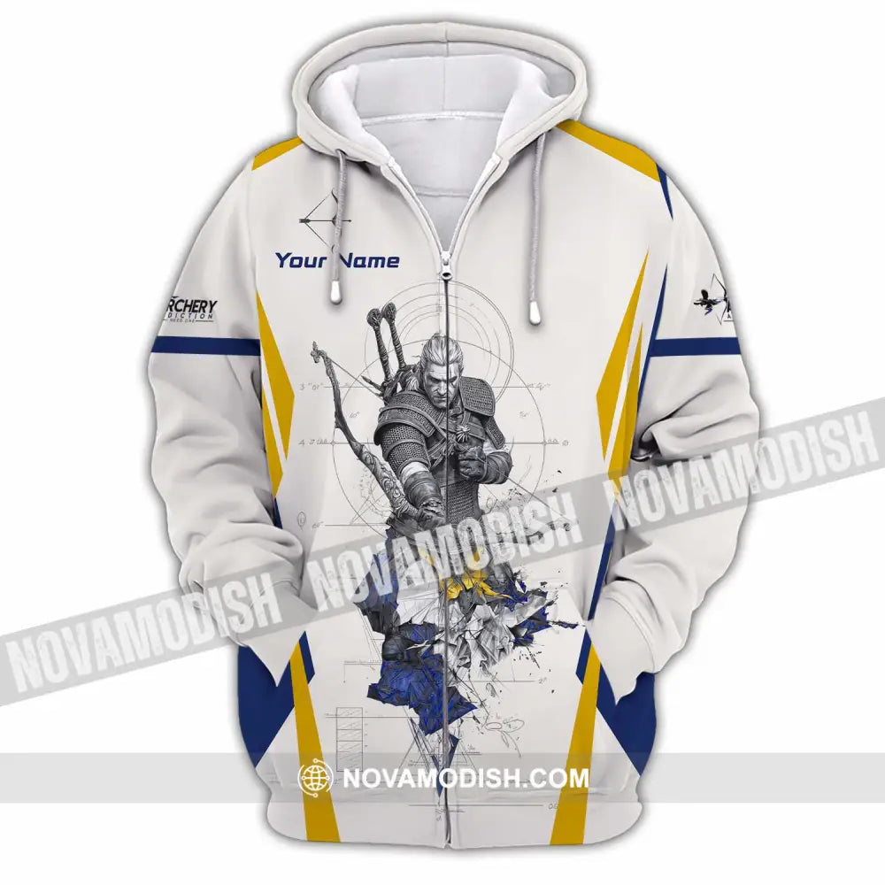 Unisex Shirt - Custom Archery 3D Shirt Zipper Hoodie / S T-shirt