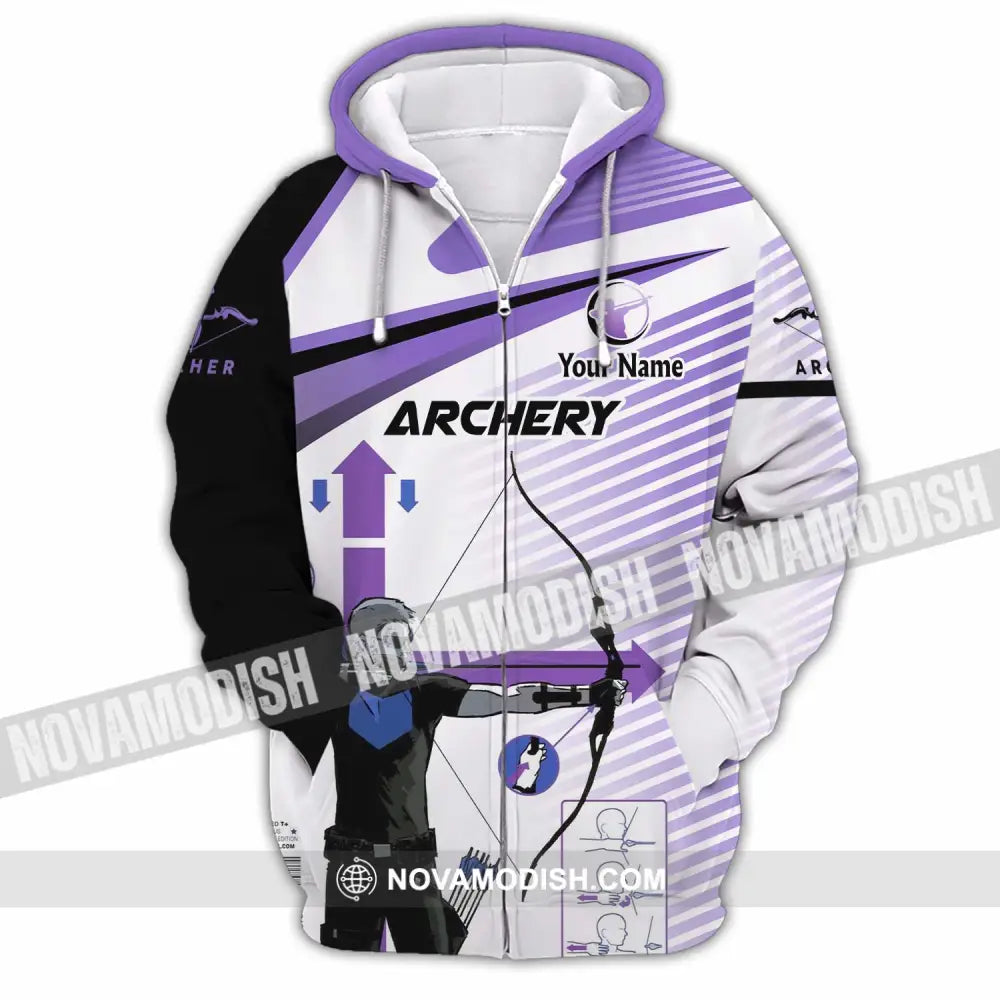 Unisex Shirt - Custom Archery 3D Shirt Zipper Hoodie / S T-shirt