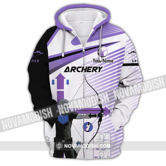 Unisex Shirt - Custom Archery 3D Shirt Zipper Hoodie / S T-shirt