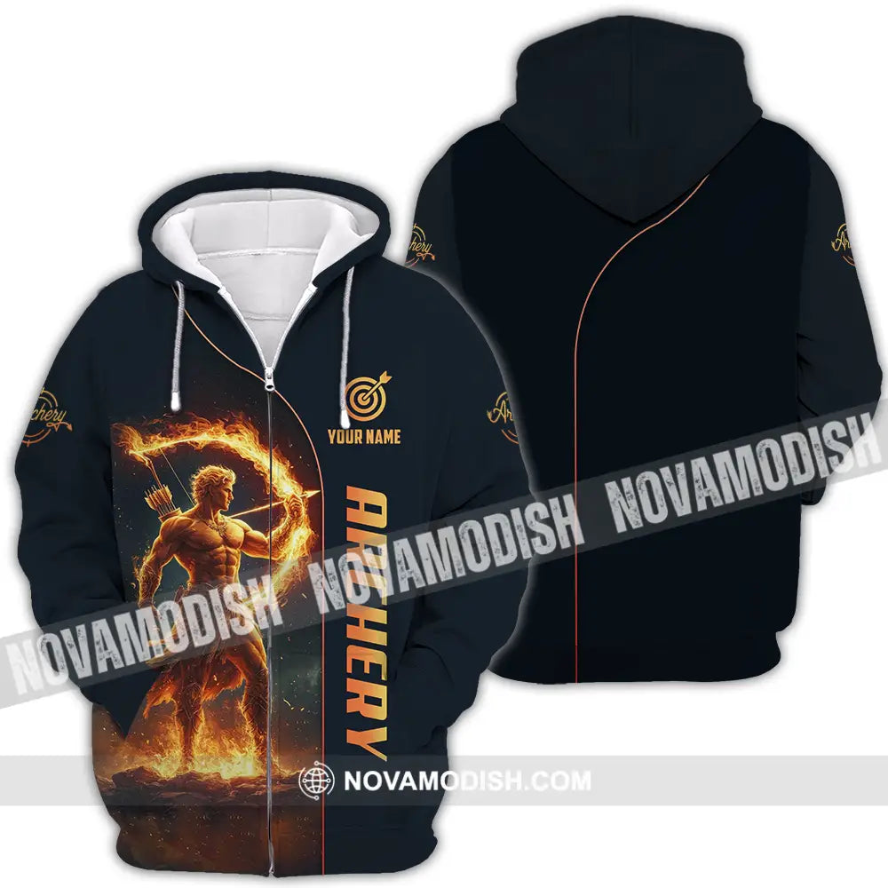 Unisex Shirt - Custom Archery 3D Shirt Zipper Hoodie / S T-shirt