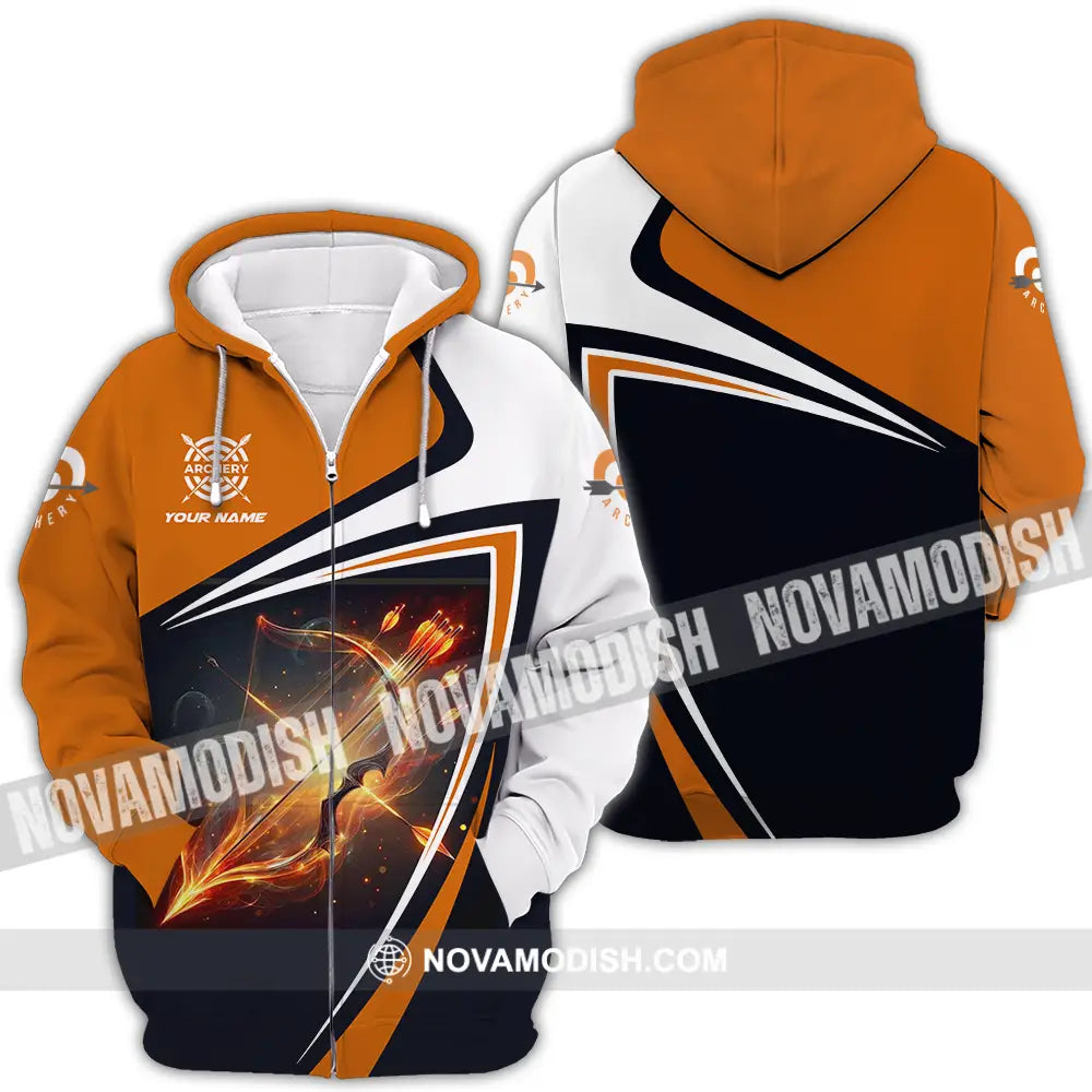Unisex Shirt - Custom Archery 3D Shirt Zipper Hoodie / S T-shirt