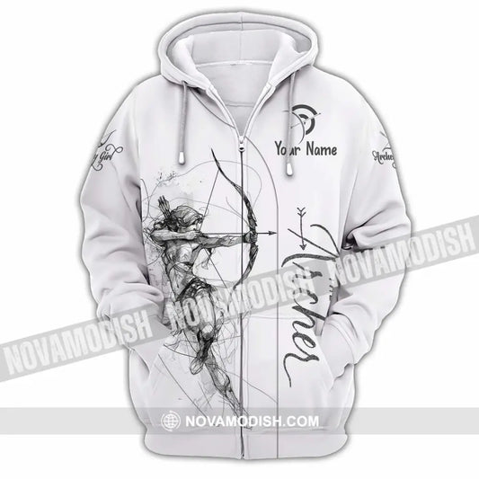 Unisex Shirt - Custom Archery 3D Shirt Zipper Hoodie / S T-shirt