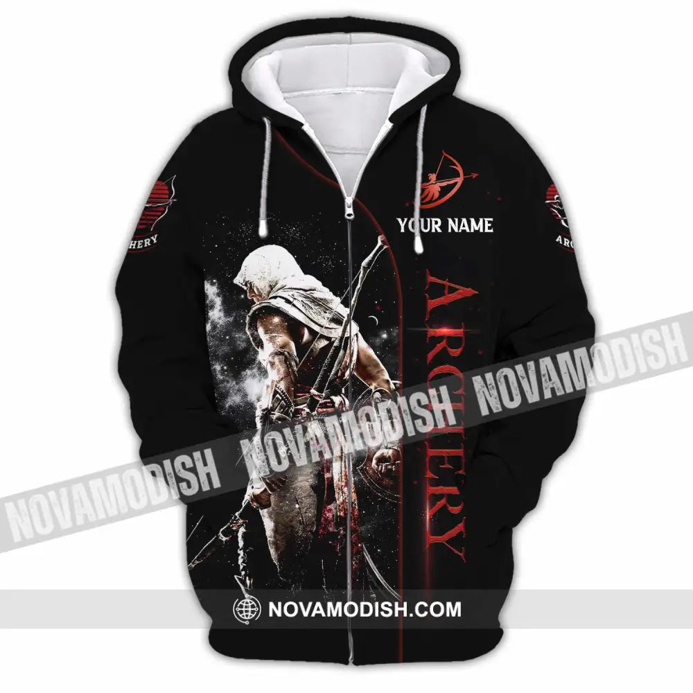 Unisex Shirt - Custom Archery 3D Shirt Zipper Hoodie / S T-shirt