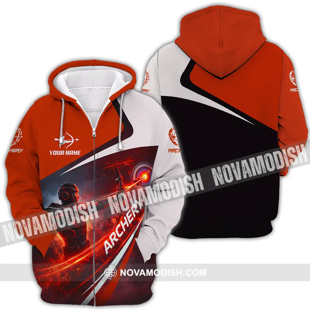 Unisex Shirt - Custom Archery 3D Shirt Zipper Hoodie / S T-shirt