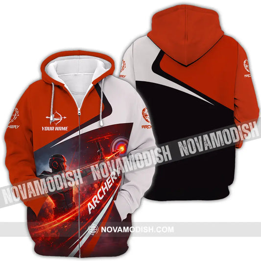 Unisex Shirt - Custom Archery 3D Shirt Zipper Hoodie / S T-shirt