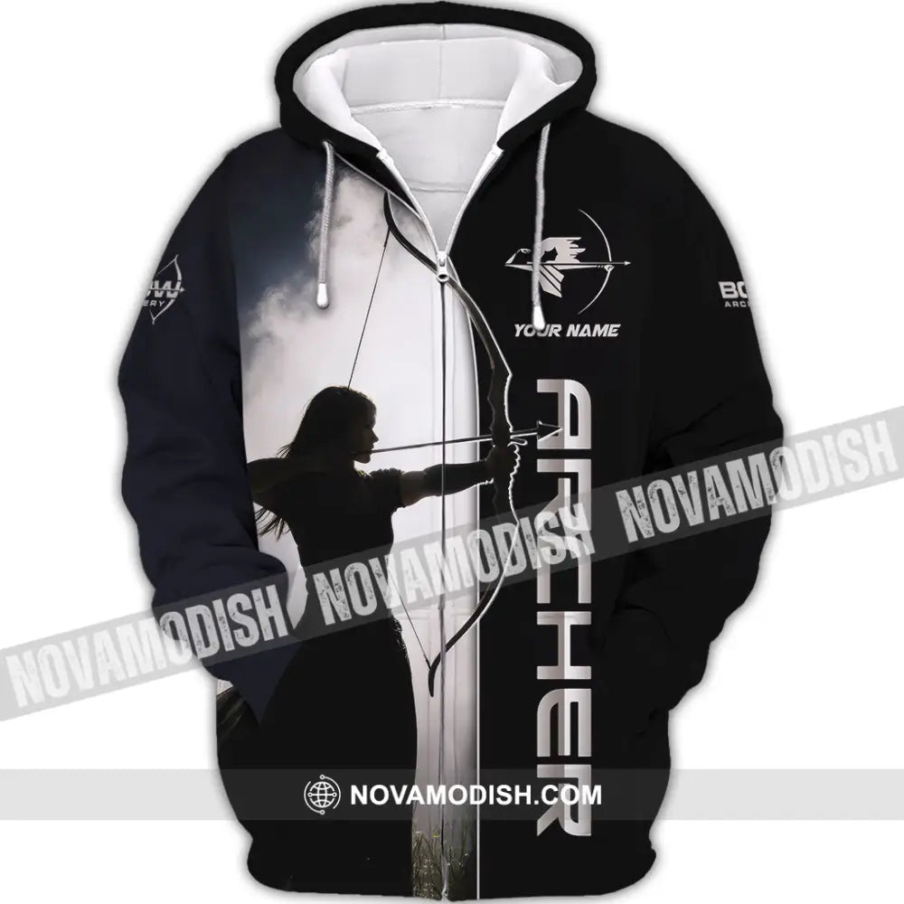 Unisex Shirt - Custom Archery 3D Shirt Zipper Hoodie / S T-shirt