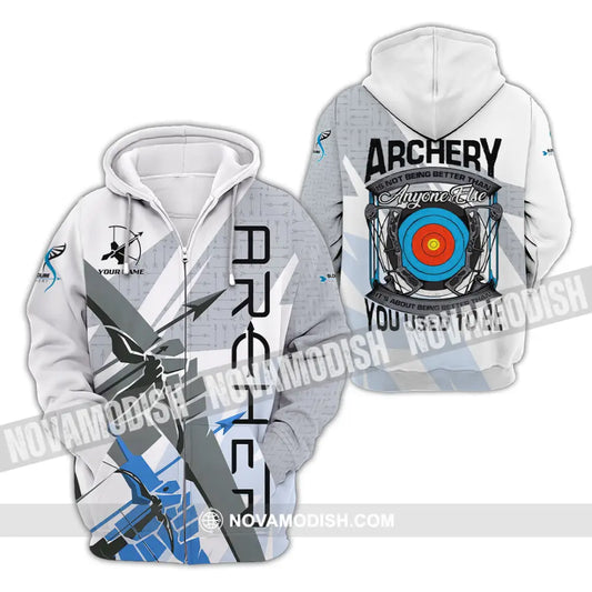 Unisex Shirt - Custom Archery 3D Shirt Zipper Hoodie / S T-shirt