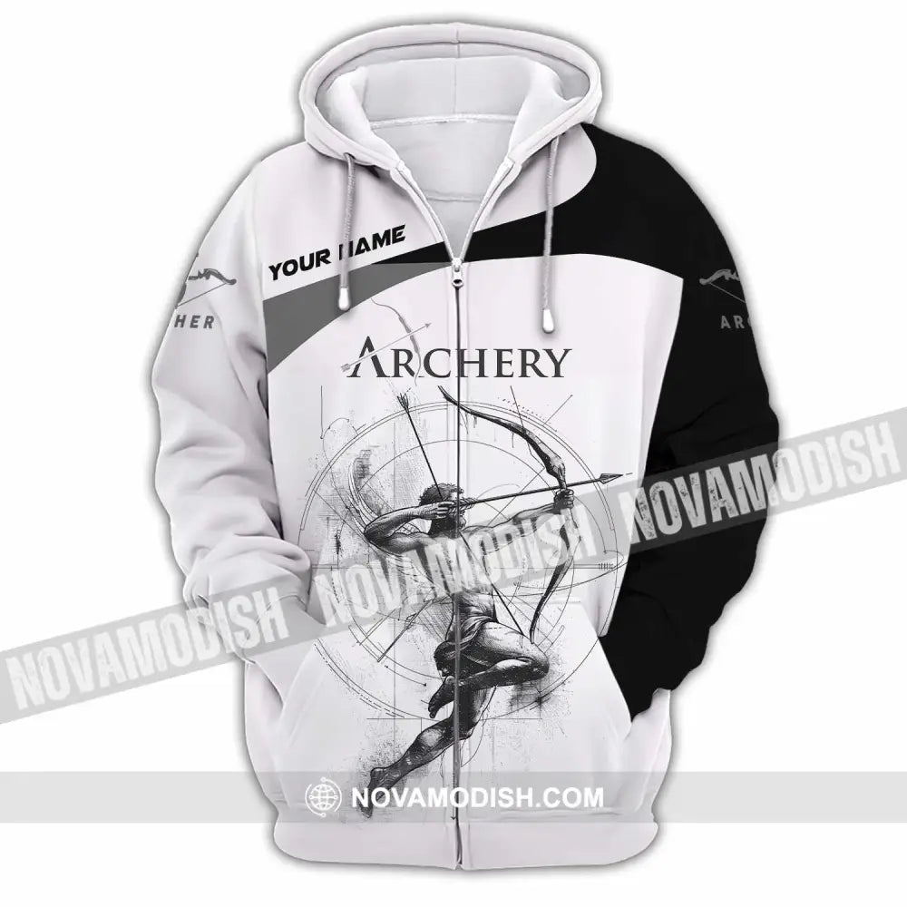 Unisex Shirt - Custom Archery 3D Shirt Zipper Hoodie / S T-shirt