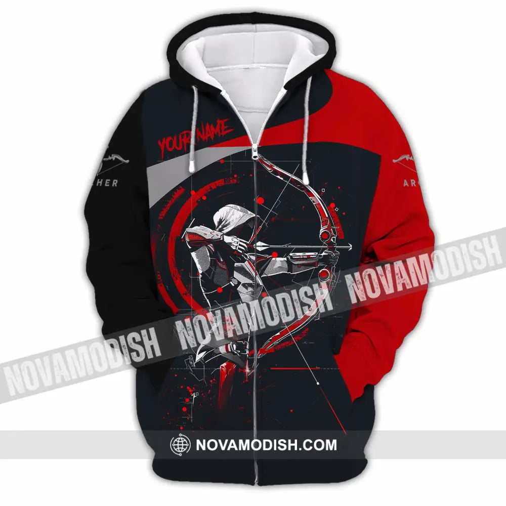 Unisex Shirt - Custom Archery 3D Shirt Zipper Hoodie / S T-shirt