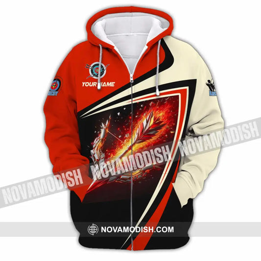Unisex Shirt - Custom Archery 3D Shirt Zipper Hoodie / S T-shirt