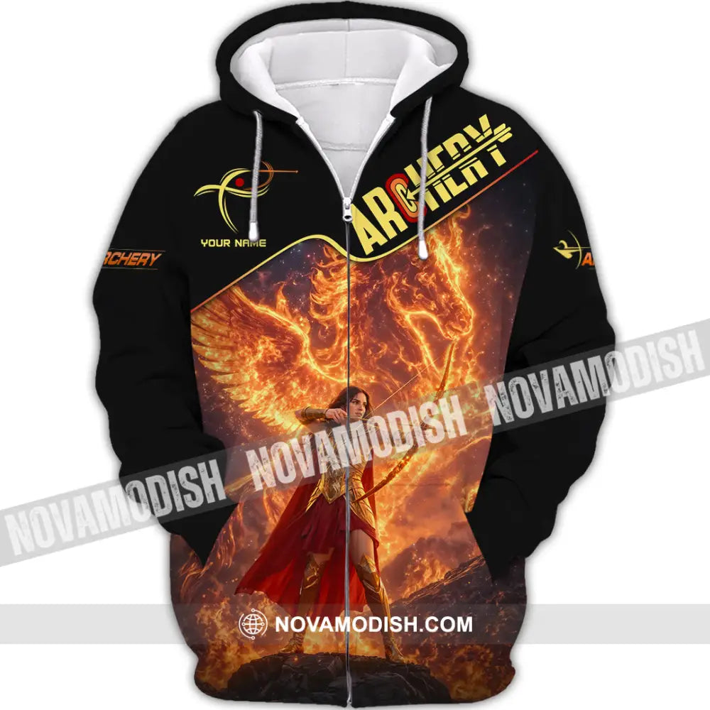 Unisex Shirt - Custom Archery 3D Shirt Zipper Hoodie / S T-shirt