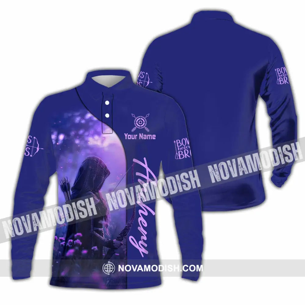 Unisex Shirt - Custom Archery Shirt - Long Sleeve Polo / S - T-shirt