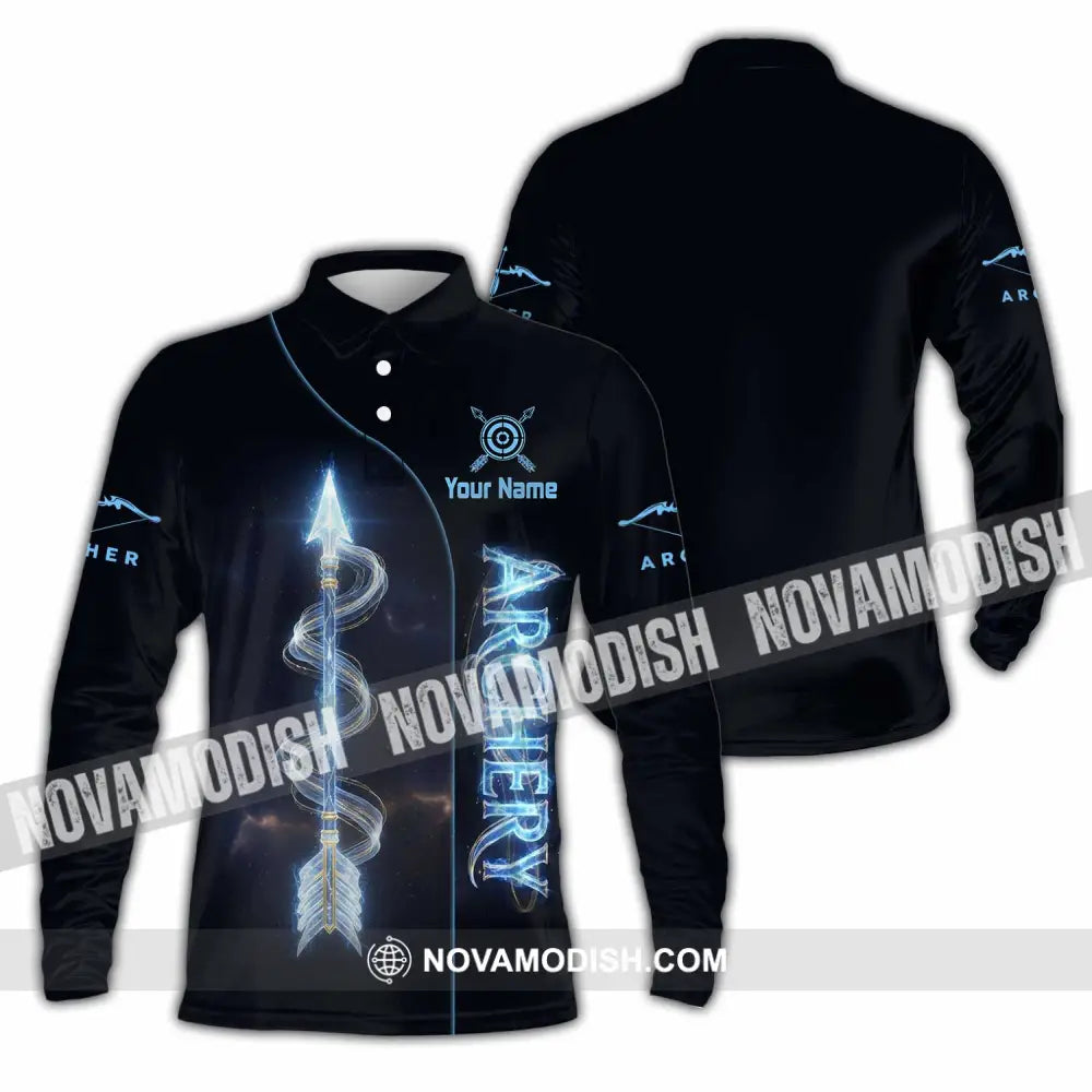 Unisex Shirt - Custom Archery Shirt - Long Sleeve Polo / S - T-shirt