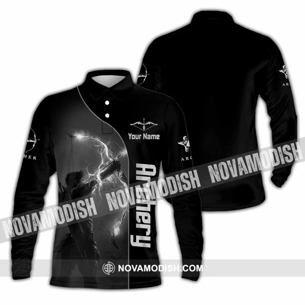 Unisex Shirt - Custom Archery Shirt - Long Sleeve Polo / S - T-shirt