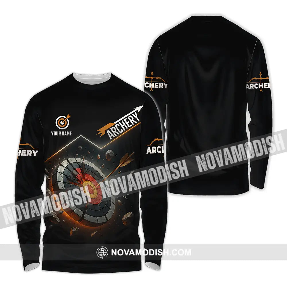 Unisex Shirt - Custom Archery Shirt Long Sleeve Shirt / S T-shirt