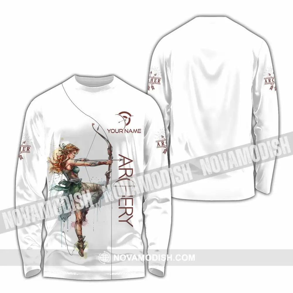 Unisex Shirt - Custom Archery Shirt Long Sleeve Shirt / S T-shirt