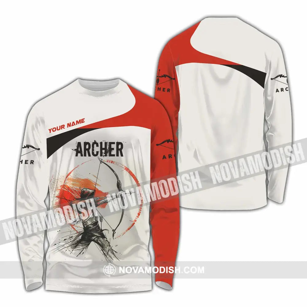 Unisex Shirt - Custom Archery Shirt Long Sleeve Shirt / S T-shirt