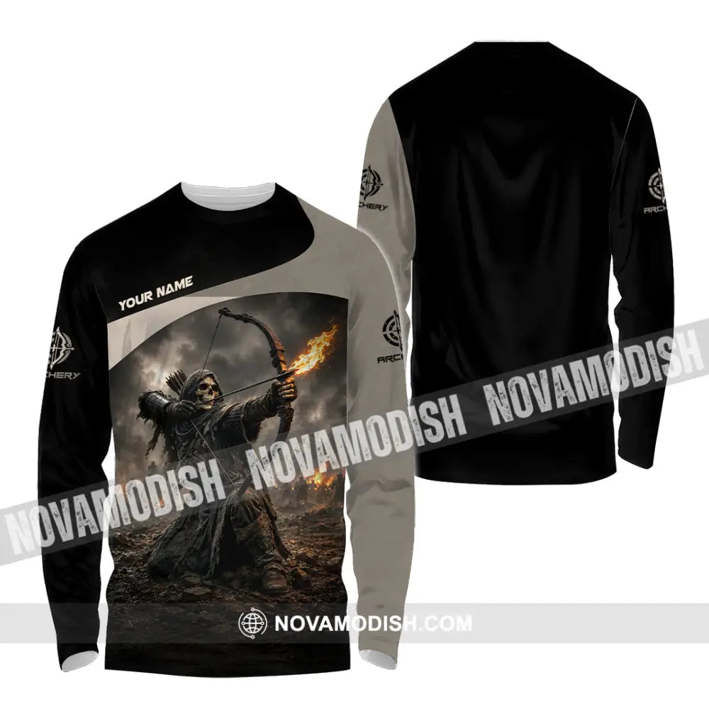 Unisex Shirt - Custom Archery Shirt - Long Sleeve Shirt / S - T-shirt