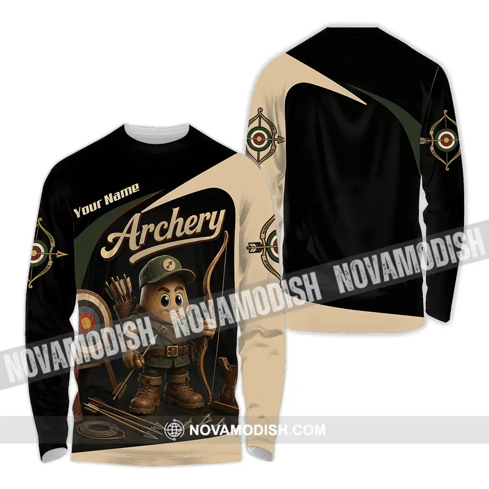 Unisex Shirt - Custom Archery Shirt - Long Sleeve Shirt / S - T-shirt