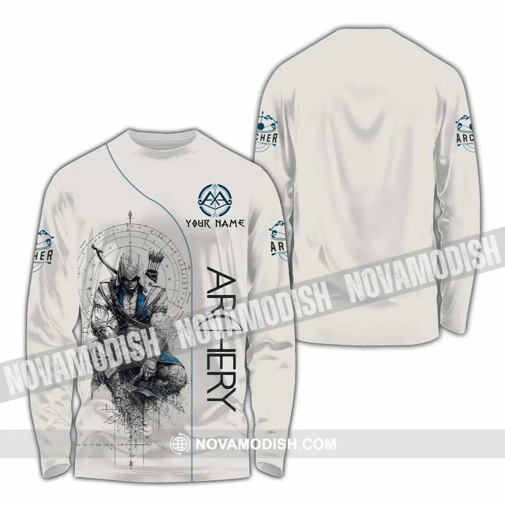 Unisex Shirt - Custom Archery Shirt Long Sleeve Shirt / S T-shirt