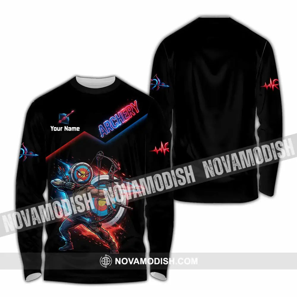 Unisex Shirt - Custom Archery Shirt - Long Sleeve Shirt / S - T-shirt
