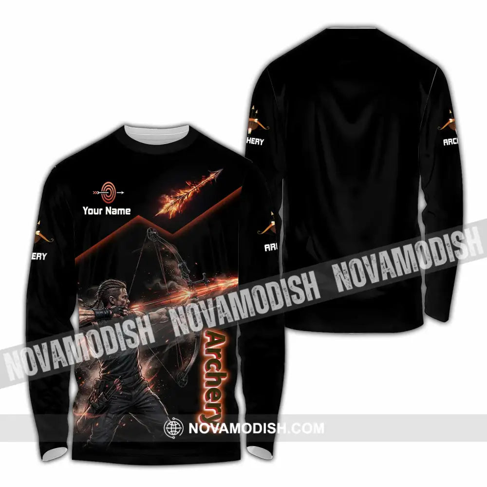 Unisex Shirt - Custom Archery Shirt - Long Sleeve Shirt / S - T-shirt
