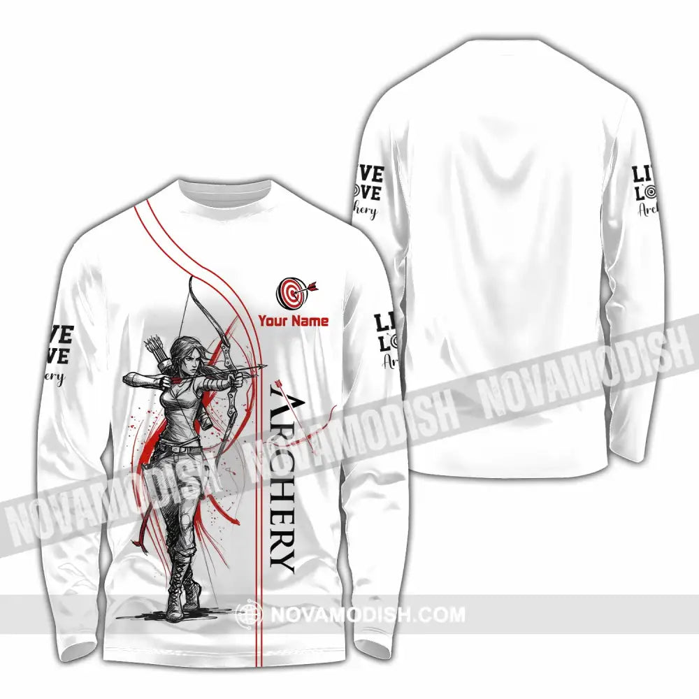 Unisex Shirt - Custom Archery Shirt - Long Sleeve Shirt / S - T-shirt