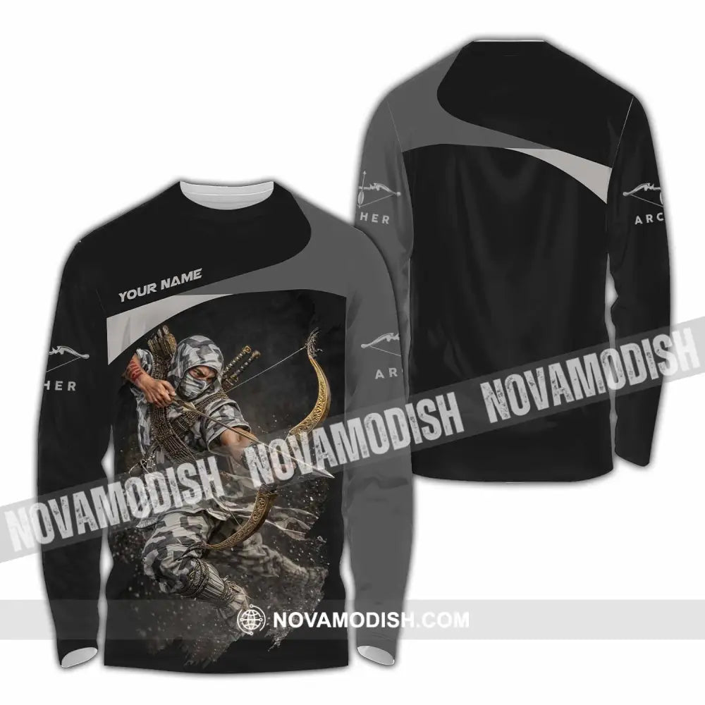 Unisex Shirt - Custom Archery Shirt - Long Sleeve Shirt / S - T-shirt