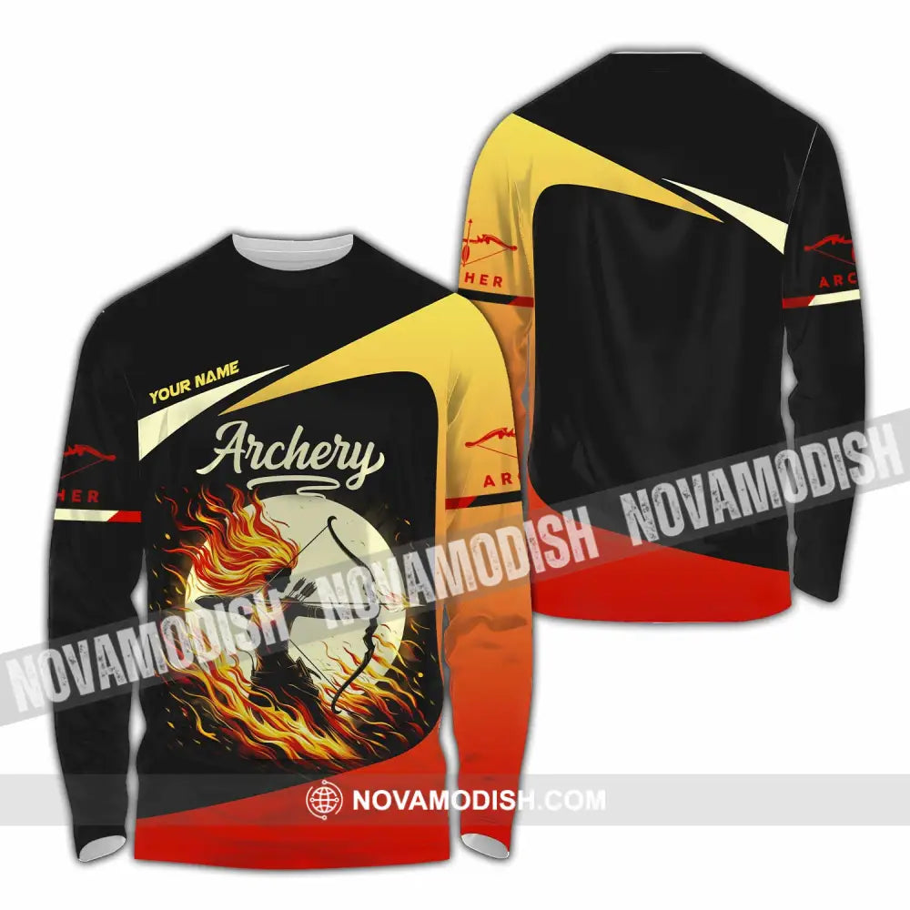 Unisex Shirt - Custom Archery Shirt Long Sleeve Shirt / S T-shirt