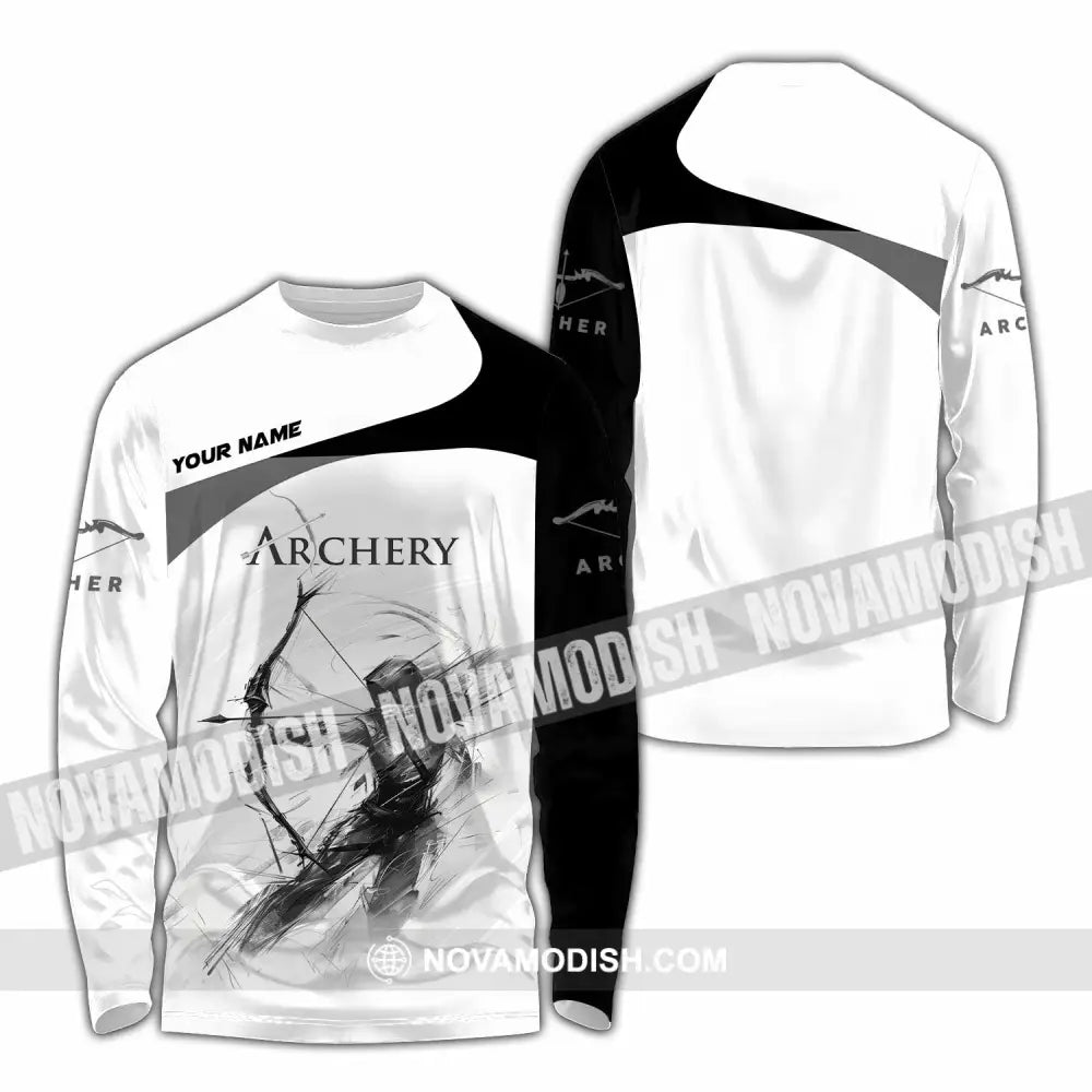 Unisex Shirt - Custom Archery Shirt Long Sleeve Shirt / S T-shirt