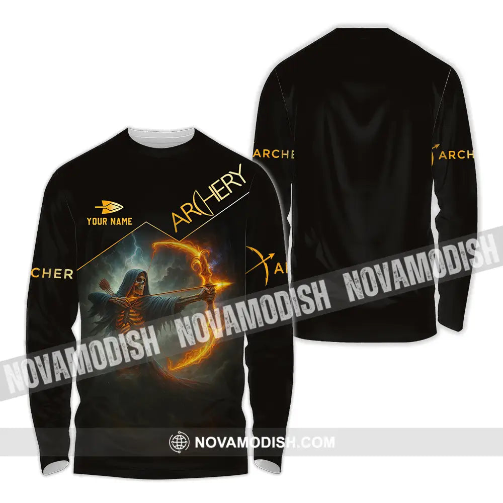 Unisex Shirt - Custom Archery Shirt Long Sleeve Shirt / S T-shirt