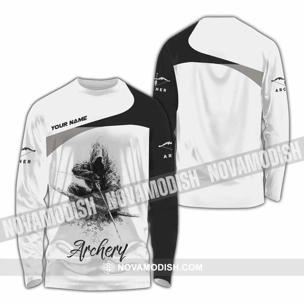 Unisex Shirt - Custom Archery Shirt - Long Sleeve Shirt / S - T-shirt