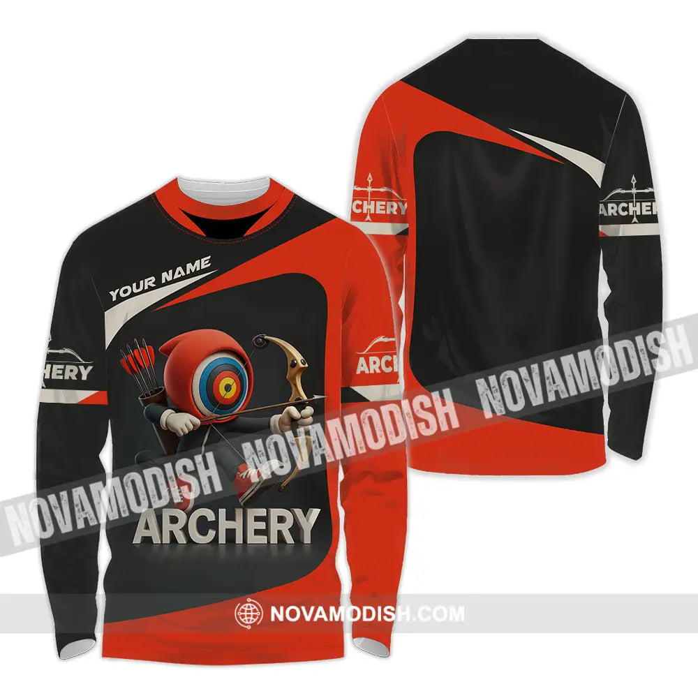 Unisex Shirt - Custom Archery Shirt Long Sleeve Shirt / S T-shirt