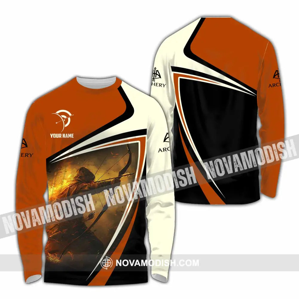 Unisex Shirt - Custom Archery Lover Sport Shirt Long Sleeve Shirt / S T-shirt