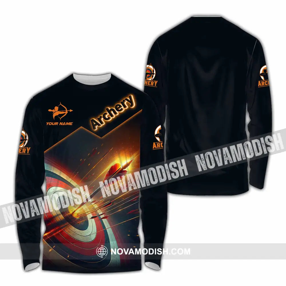 Unisex Shirt - Custom Archery Lover Sport Shirt Long Sleeve Shirt / S T-shirt
