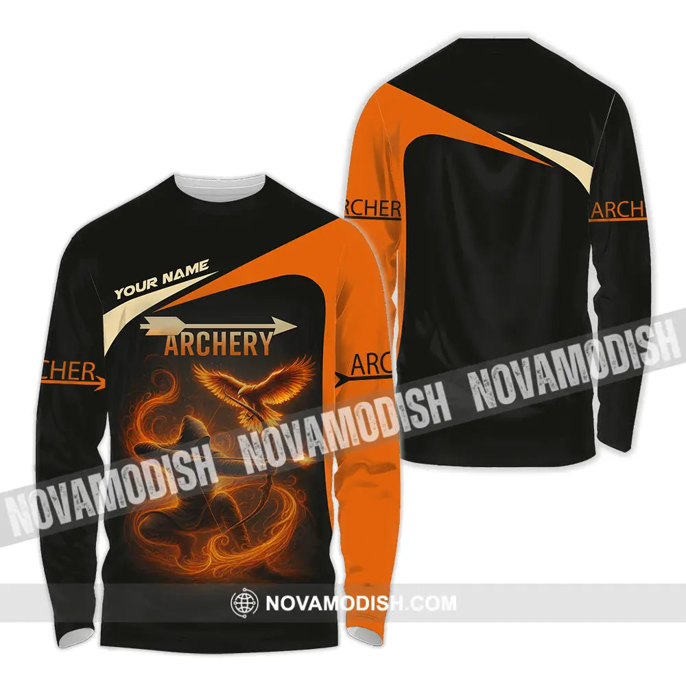 Unisex Shirt - Custom Archery Sport Lover Shirt Long Sleeve Shirt / S T-shirt