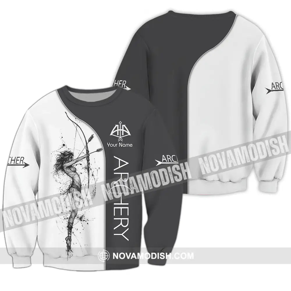Unisex Shirt - Custom Archery Sport Lover Shirt Long Sleeve / S T-shirt